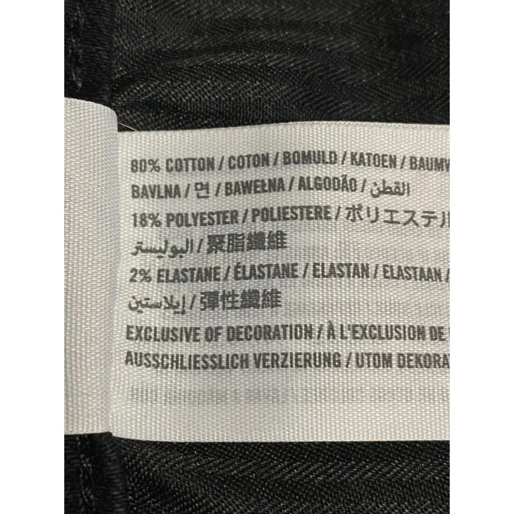 NWT HOLLISTER Gal's Ultra High Rise Mom Jeans 15R/32 Black #63397 - Picture 4 of 6